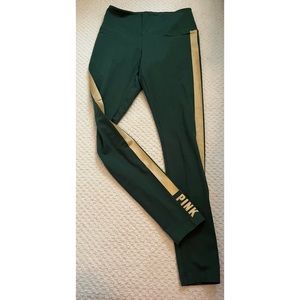 PINK green leggings size M